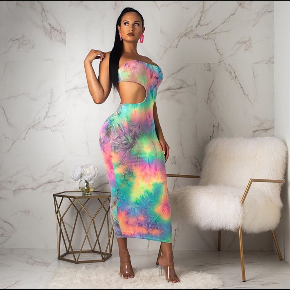 Flirty Dye Dress